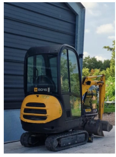 JCB 8016 – minigraver 1,6 t